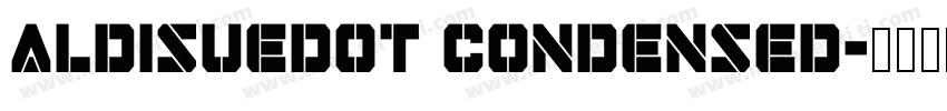 aldisuedot condensed字体转换